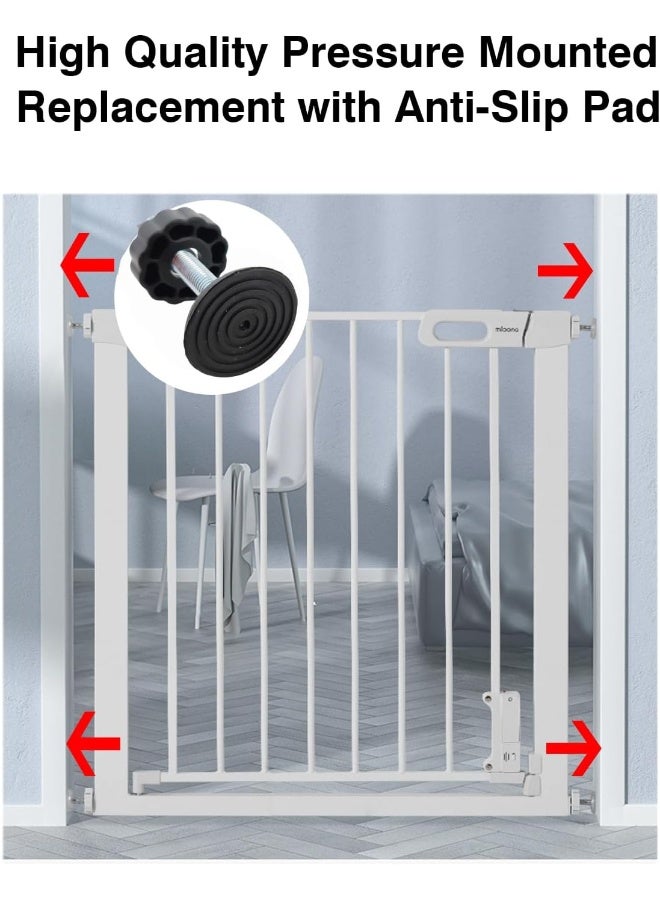 AMORBASE Baby Gate Spindle Rods 8mm(M8) - Replacement Threaded Screw Bolts Hardware Parts Kit Wall Protector for Pet Pressure Mounted Safety Door & Baby Stair Gates - Image 4